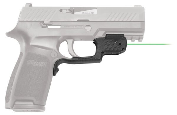 Crimson Trace 0177801 Laserguard Fits Sig P320 (Except Subcompact)/M17/M18, Green Laser Black Polymer