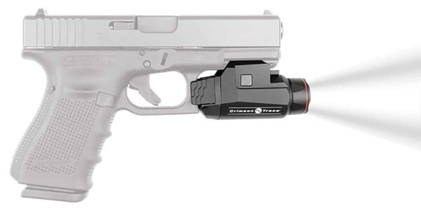 Crimson Trace 0182401 Rail Master  110/420 Lumens, White CREE XPL LED Bulb, Picatinny Rail Mount