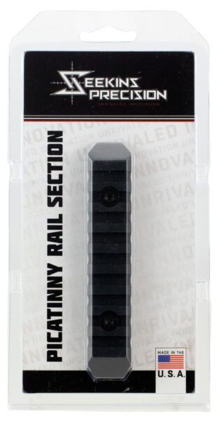 Seekins Precision 0010560081 M-LOK Rail Section 9 Slots  Black Anodized