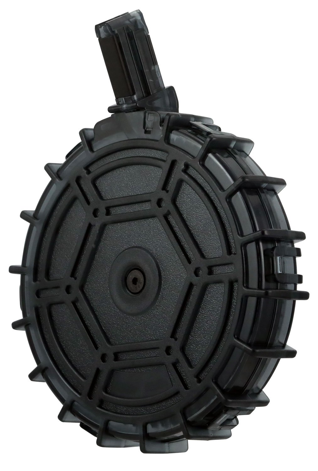 ProMag REMA4 Standard 70rd Drum 22 LR Fits Remington 597 Smoke Polycarbonate