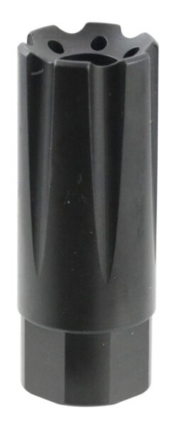 TacFire MZ10209MM Linear Compensator Black Nitride Steel with 1/2"-36 tpi Threads, 2.26" OAL, 0.87" Diameter & Forward Style for 9mm Luger AR-Platform
