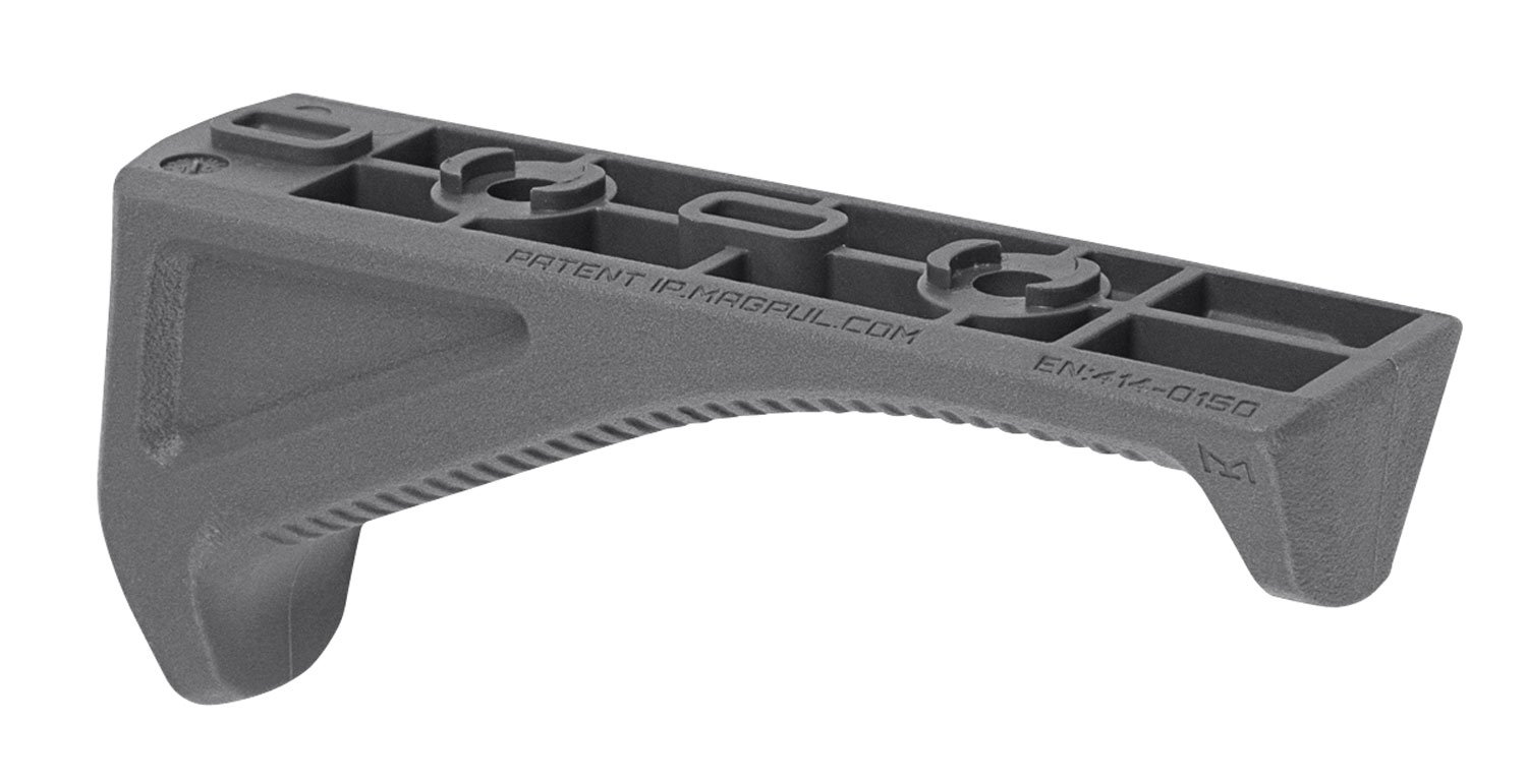 Magpul MAG598-GRY M-LOK AFG Gray Polymer Angled Foregrip for AR-Platform