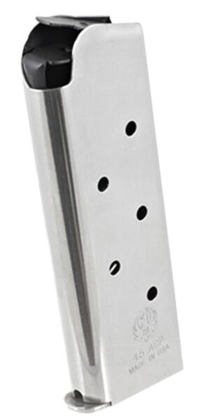 Ruger 90664 SR1911 Officer 7rd 45 ACP Stainless Steel