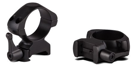Konus 7406 Steel Rings  Matte Black 1" Quick Release High 0 MOA