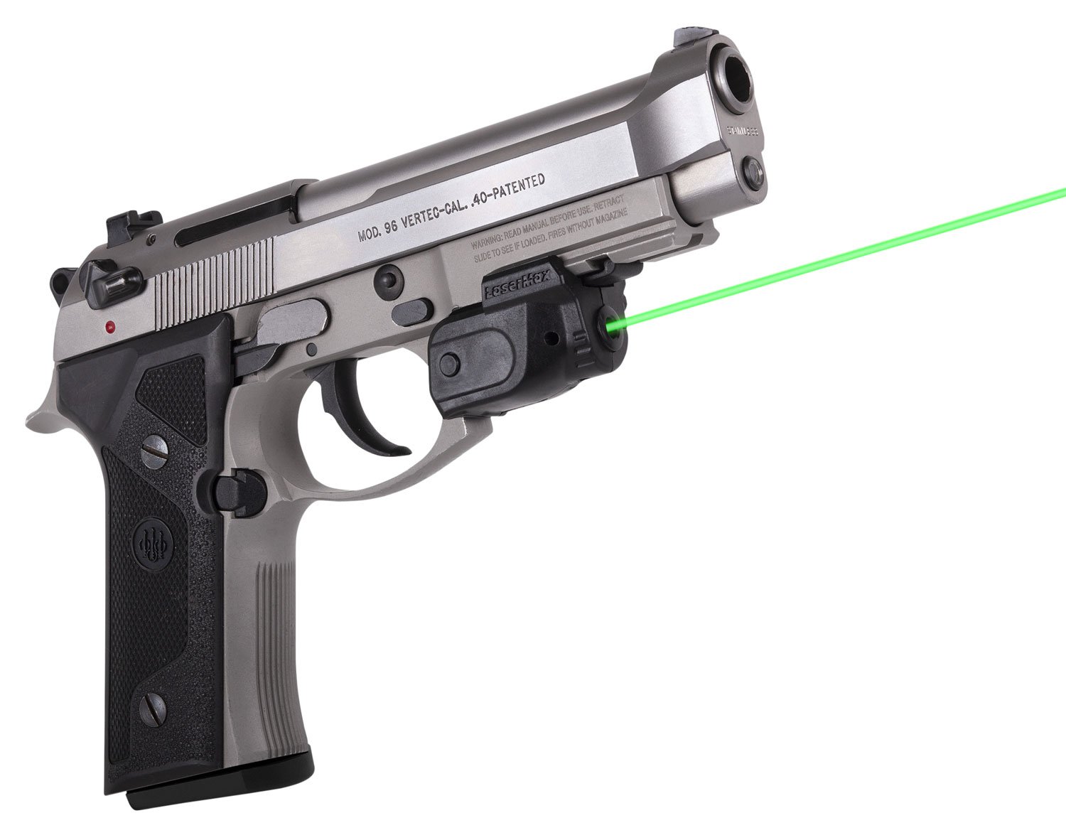 LaserMax GSLTNG Green Lightning Rail with GripSense Black