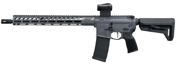 SIG SAUER M400 FORGE 5.56 RIFLE 16.5" BBL, CONCRETE GRY, ROMEO MSR G2, TELESTOCK 1-30RD MAG