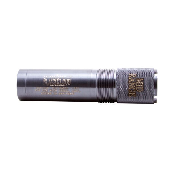 Carlson's Choke Tubes 09022 Black Cloud  Berretta/Benelli Mobil 20 Gauge Mid-Range Steel Titanium Coated