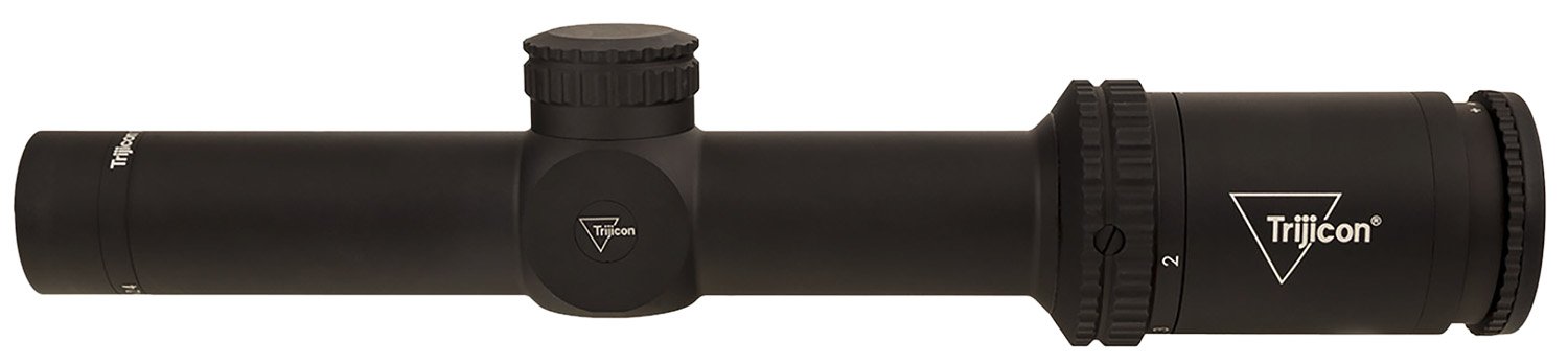 Trijicon 2800001 Ascent Matte Black 1-4x 24mm 30mm Tube BDC Target Holds Reticle