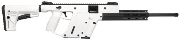 Kriss USA KV22CAP00 Vector CRB Gen2 Full Size 22 LR 10+1 Black Nitride Threaded Barrel, Alpine Cerakote Picatinny Rail Aluminum Receiver, Alpine White 6 Position Collapsible Synthetic Stock, Alpine Po