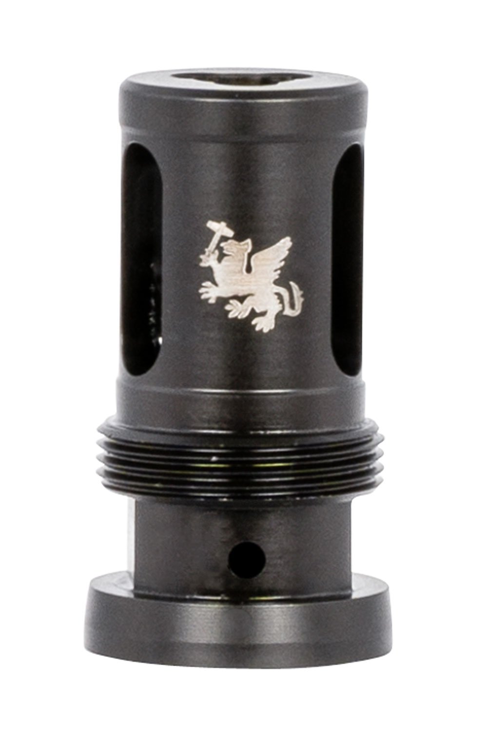 Griffin Armament TMHC305824 Taper Mount Hammer Comp Black 17-4 Stainless Steel with 5/8"-24 tpi Threads, 1.94" OAL & 1.08" Diameter for 30 Cal
