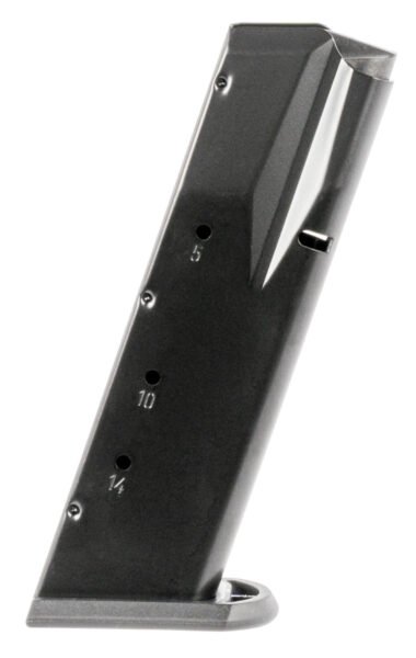 Mec-Gar MGWIT40LFAFC Tanfoglio 14rd 40 S&W, Fits Tanfoglio Witness Large Frame, Blued w/Anti-Friction Coating Carbon Steel