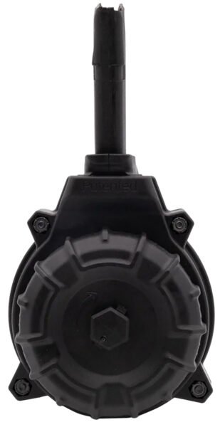 ProMag DRMA14 Standard 50rd Drum 9mm Luger Compatible w/ Glock 43 Black DuPont Zytel Polymer