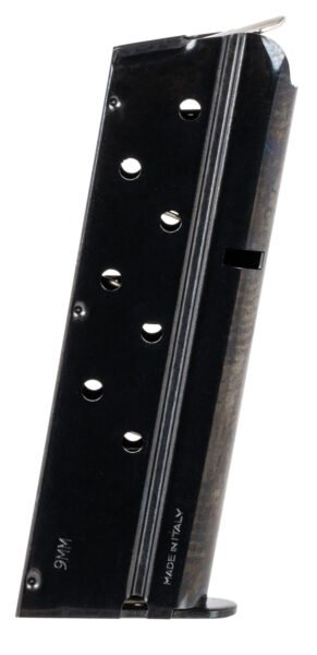 Mec-Gar MGCGOV9LCB 1911 Officer 8rd 9mm Luger, Blued Carbon Steel