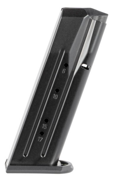 Mec-Gar MGWIT38LFAFC Tanfoglio 17rd 38 Super, Fits Tanfoglio Witness Large Frame Blued w/Anti-Friction Coating Carbon Steel