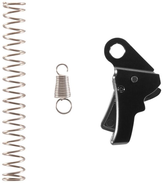 Apex Tactical 115112 Action Enhancement  Curved Trigger w/ 5-5.50 lbs Draw Weight & Black Finish for Springfield Hellcat