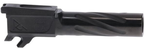 Rival Arms RA20P002A Precision Match Grade 9mm Luger 3.10" Fluted Threaded Black PVD Steel, Fits Sig P365