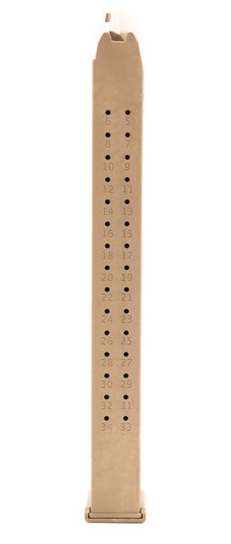 Toolman Tactical, Inc GL35C Glock 35rd 9mm Luger Flat Dark Earth Polymer