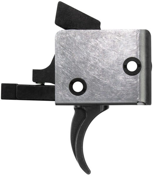 CMC Triggers 91505 Drop-In  Single-Stage Curved Trigger w/ 3-3.50 lbs Draw Weight, Large Pin model with Black Finish