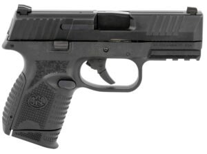 FN 66100816 509C  Steel Frame 9mm Luger 10+1, 3.70" Black Steel Barrel, Matte Black Serrated Stainless Steel Slide & Polymer Frame w/Picatinny Rail, Black Interchangeable Backstrap Grip, Ambidextrous