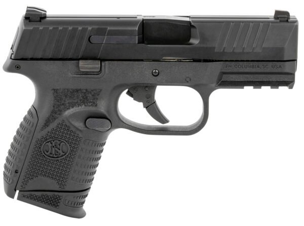 FN 66100816 509C  Steel Frame 9mm Luger 10+1, 3.70" Black Steel Barrel, Matte Black Serrated Stainless Steel Slide & Polymer Frame w/Picatinny Rail, Black Interchangeable Backstrap Grip, Ambidextrous