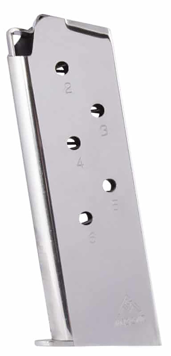 Mec-Gar MGCO4506N 1911 6rd 45 ACP Fits 1911 Officer Nickel Carbon Steel