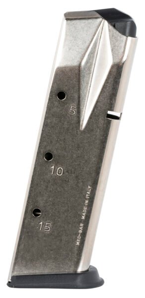 Mec-Gar MGP22815N Sig 15rd Extended 9mm Luger, Fits Sig P228 Nickel Carbon Steel