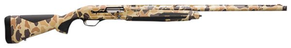 Browning 011740205 Maxus II 12 Gauge 3.5" 4+1 (2.75") 26" Barrel, Full Coverage Vintage Tan Camo, Synthetic Stock W/SoftFlex Cheek Pad & Overmolded Grip Panels