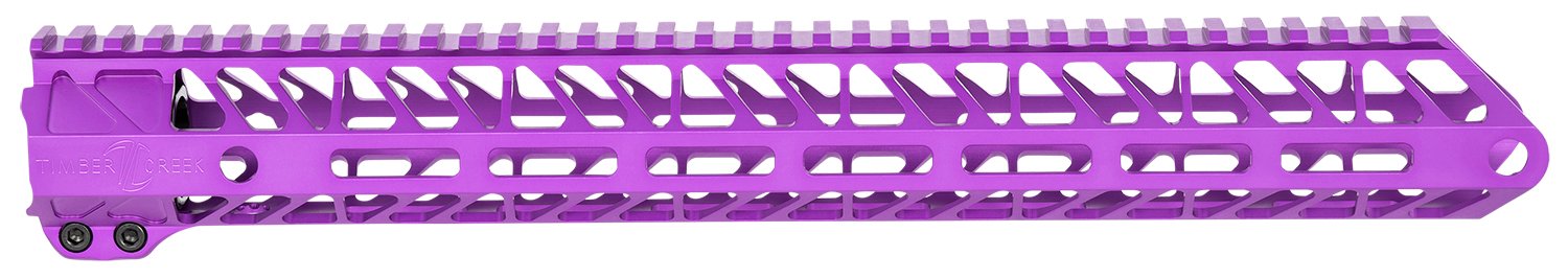 Timber Creek Outdoors ME15HGPPA Enforcer 15 Inch Hand Guard M-LOK Purple Anodized