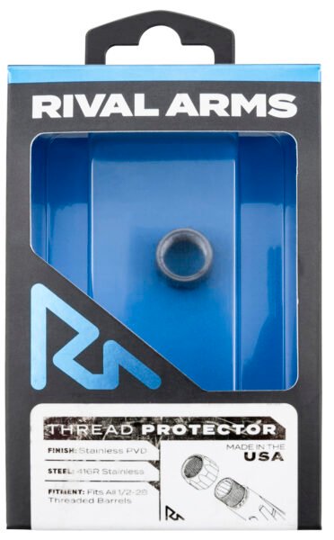 Rival Arms RARA300001D Thread Protector 9mm Luger Stainless PVD 416R Stainless Steel 1/2"-28 tpi
