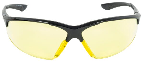 Walker's GWPIKNOF1AMB Ballistic Eyewear IKON Tanker Adult Amber Lens Matte Black Frame