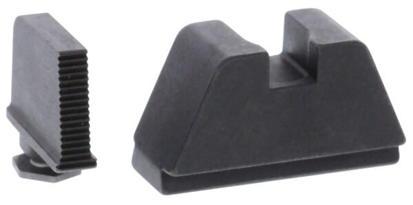 AmeriGlo GL470 Optic Compatible Sight Set for Glock 2XL Tall Serrated Front Sight- Black Rear Sight