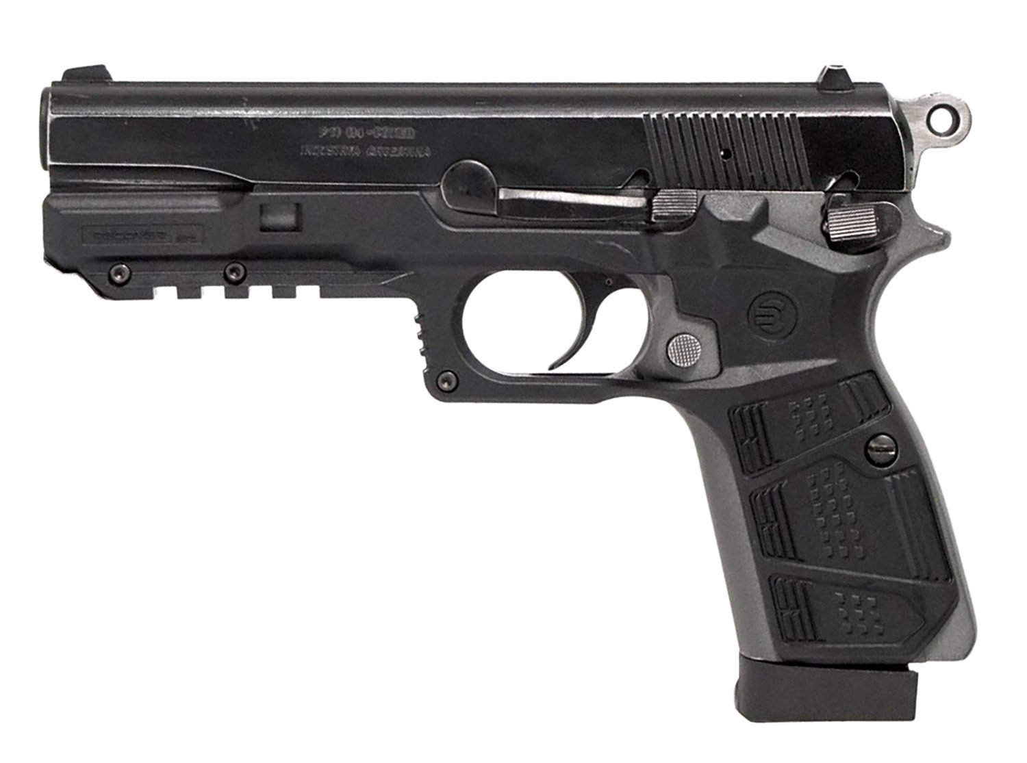 Recover Tactical HPC01 Grip & Rail System Black Polymer Picatinny for Browning Hi-Power
