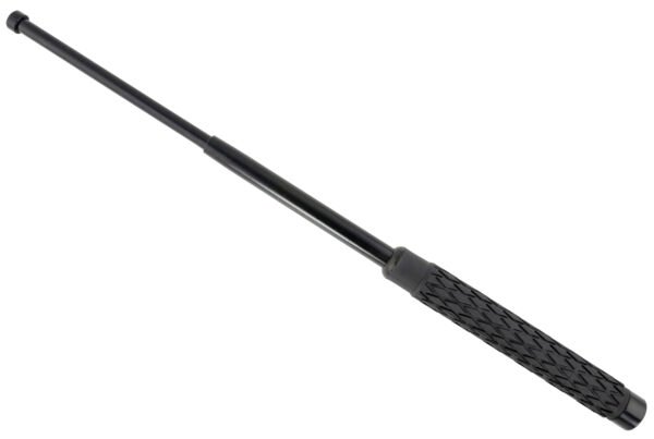 Uzi Accessories IMPEXP21 Civilian Protection Issue  21" Expandable Black HRC 15/16 Steel Black Textured Includes Sheath