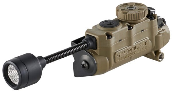 Streamlight Sidewinder Stalk Helmet Light 23/28/57/76 Lumens White White/Red/Green/Blue/IR LED Bulb Coyote 28 Meters Distance Features E-Mount
