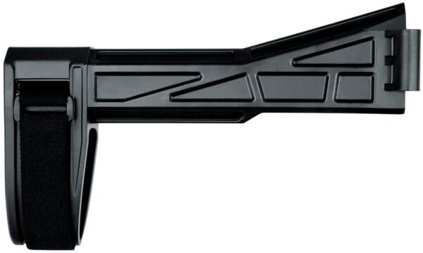 SB Tactical SBT201SB SBT-G2  Fixed Right Side Folding Black Synthetic for H&K UMP, B&T APC, LWRCi SMG45 (Tube Not Included)