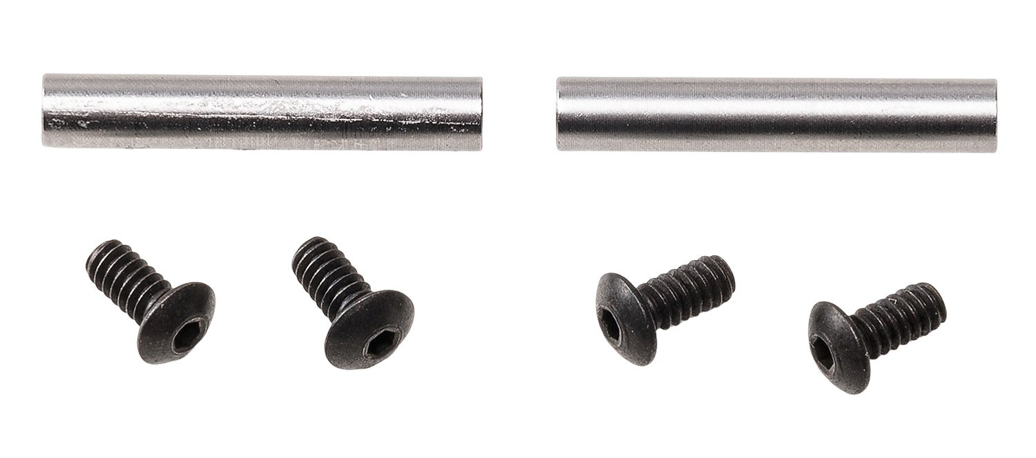 Rise Armament 12005 Anti-Walk Pin Set  Black Stainless Steel AR Platform