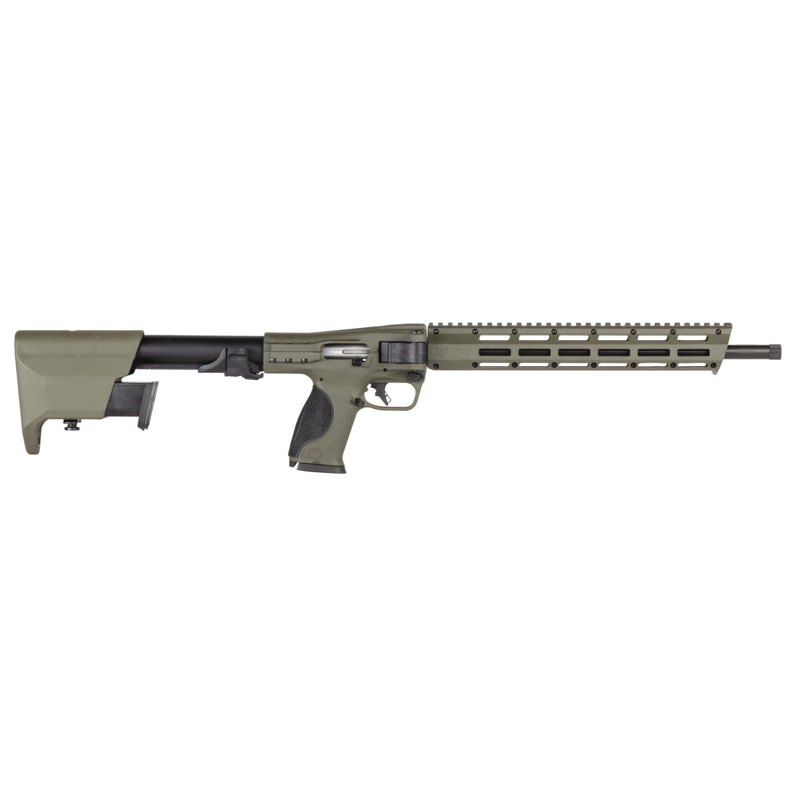 SMITH AND WESSON M&P FPC 10MM ODG 16.25" 15+1