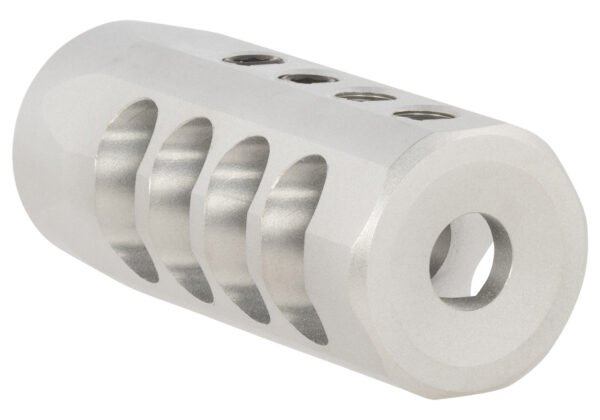 Christensen Arms 8100001702 Side-Baffle Natural Titanium, 5/8"-24 tpi Threads, 338 Cal (.920" D Bull barrel)