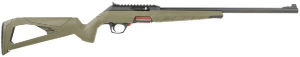 Winchester Repeating Arms 521139102 Wildcat  Full Size 22 LR 10+1 18" Matte Blued Sporter Barrel, Picatinny Rail Matte Black Polymer Receiver, OD Green Skeletonized Synthetic Stock, Ambidextrous