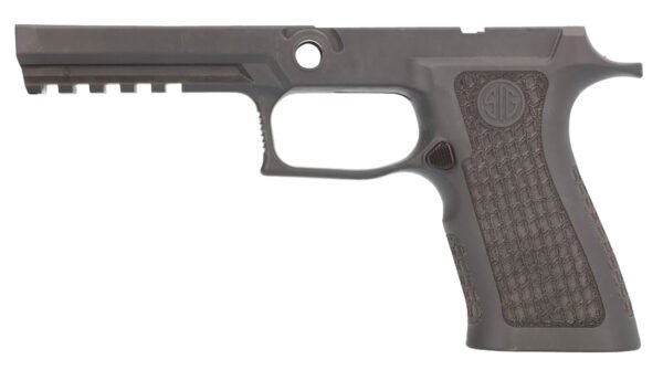 Sig Sauer 8901005 Grip Module Laser Stippled Tungsten Gray Polymer Fits Sig P320