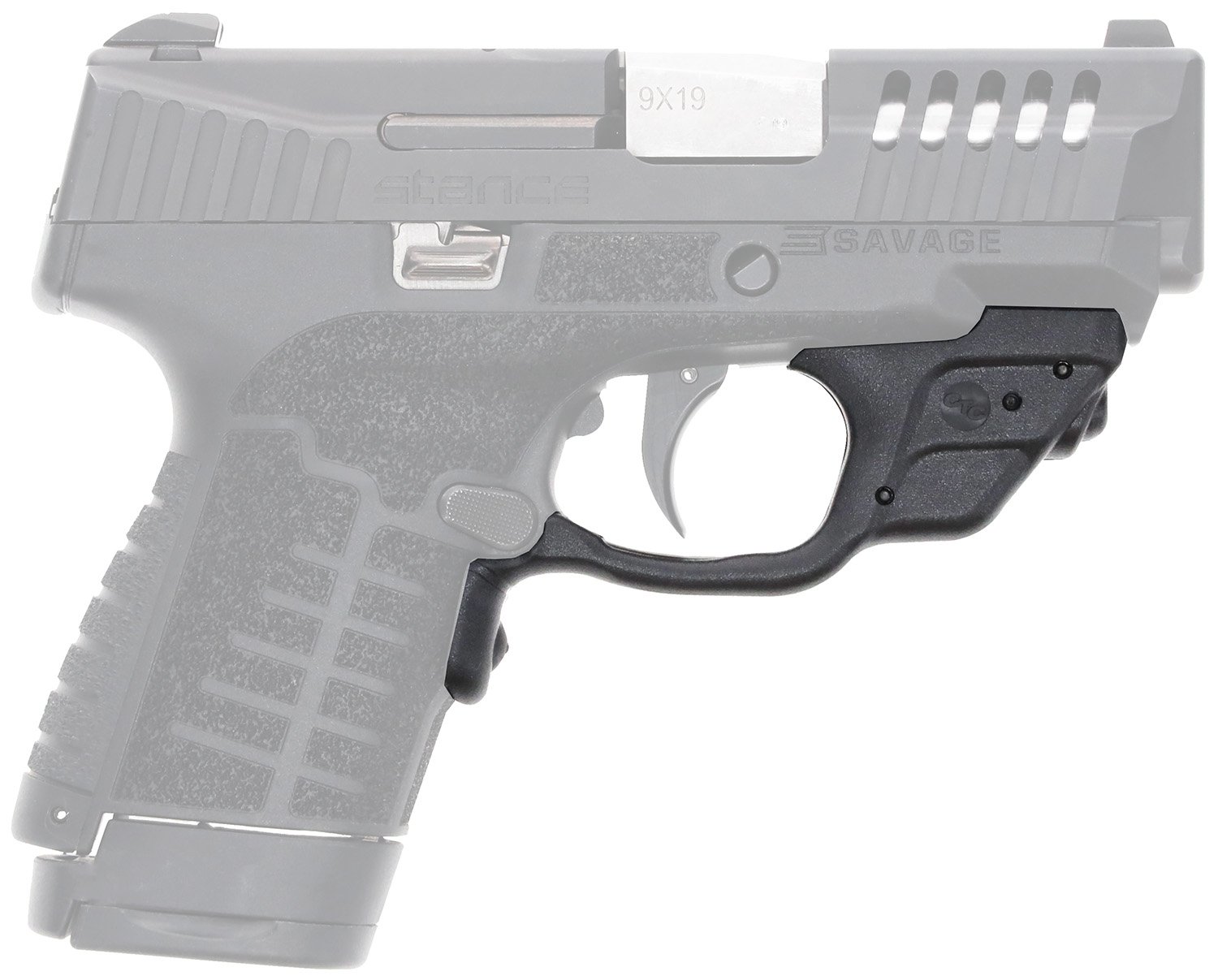 Crimson Trace 013000161 Laserguard Savage Arms Stance, Red Laser Black Polymer