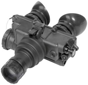 AGM Global Vision 12PV7123284111 PVS-7 3AW1 Night Vision Goggles Black 1x 27mm, Generation 3 White Phosphor Level 1, 64-72 Ip/mm Resolution White Filter