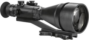 AGM Global Vision 15WP6623484111 Wolverine Pro-6 3AW1 Night Vision Rifle Scope Matte Black 6x100mm Gen 3 Auto-Gated White Phosphor Level 1 Illuminated Red Chevron w/Ballistic Drop Reticle