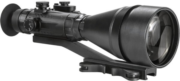 AGM Global Vision 15WP6623474111 Wolverine Pro-6 3APW Night Vision Rifle Scope Matte Black 6x100mm Gen 3 Auto-Gated White Phosphor Illuminated Red Chevron w/Ballistic Drop Reticle