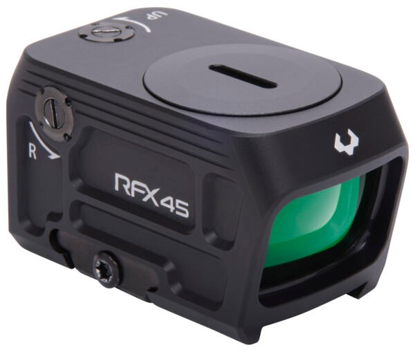 Viridian 9810053 RFX45  Black Anodized 1 x 24 mm x 15.5 mm 5 MOA Green Dot ACRO/RMR