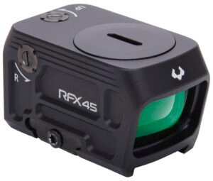 Viridian 9810058 RFX45 Black Anodized 1 x 24 mm x 15.5 mm 5 MOA Green Dot ACRO/Docter