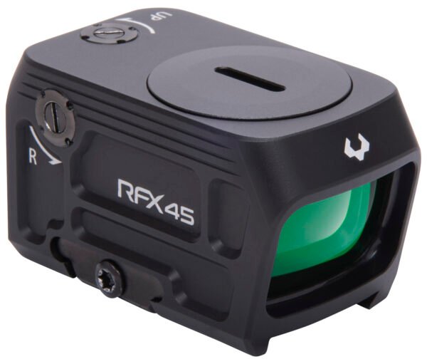 Viridian 9810058 RFX45  Black Anodized 1 x 24 mm x 15.5 mm 5 MOA Green Dot ACRO/Docter