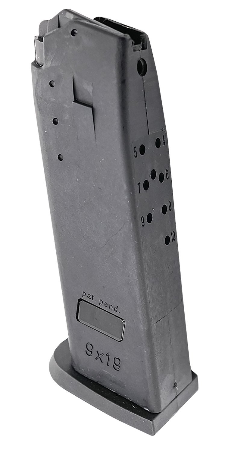 HK 50248611 USP Black Detachable 10rd 9mm Luger (Full Size)