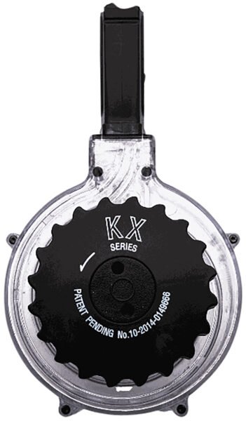 Kci Usa Inc KCIMZ036 AR-15 50rd Drum 5.56x45mm NATO Clear Polymer