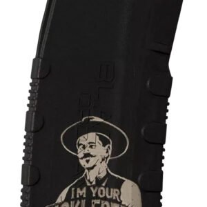 Black Rain Ordnance MAG30HUCKLEBERRY Magazine  30rd 223 Rem/5.56 NATO Huckleberry Engraving Fits AR-15 Platform
